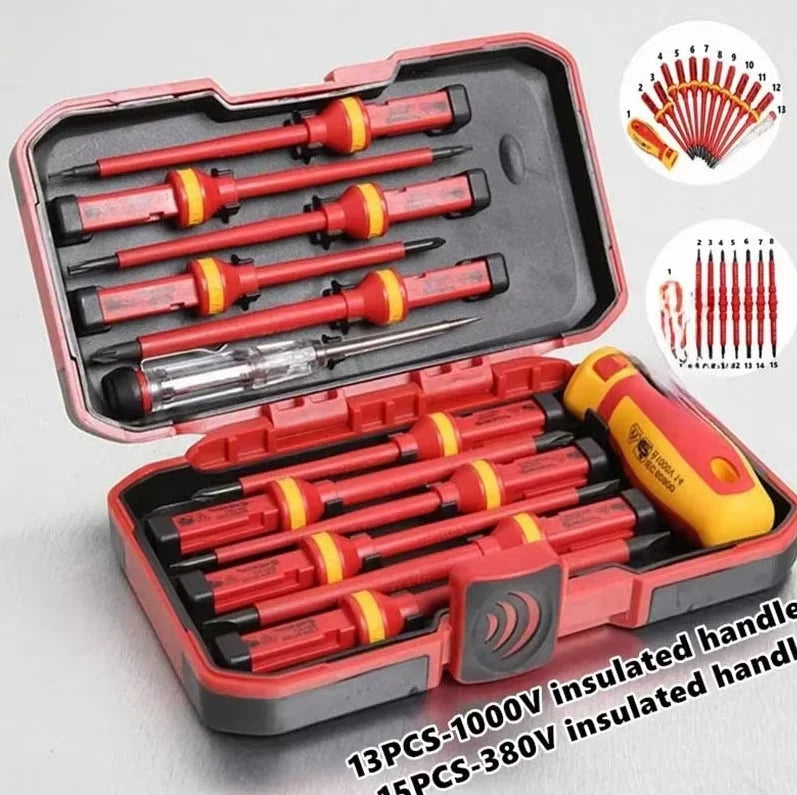 Set Cacciaviti Elettricista Professionali - Kit Isolati 1000V VDE