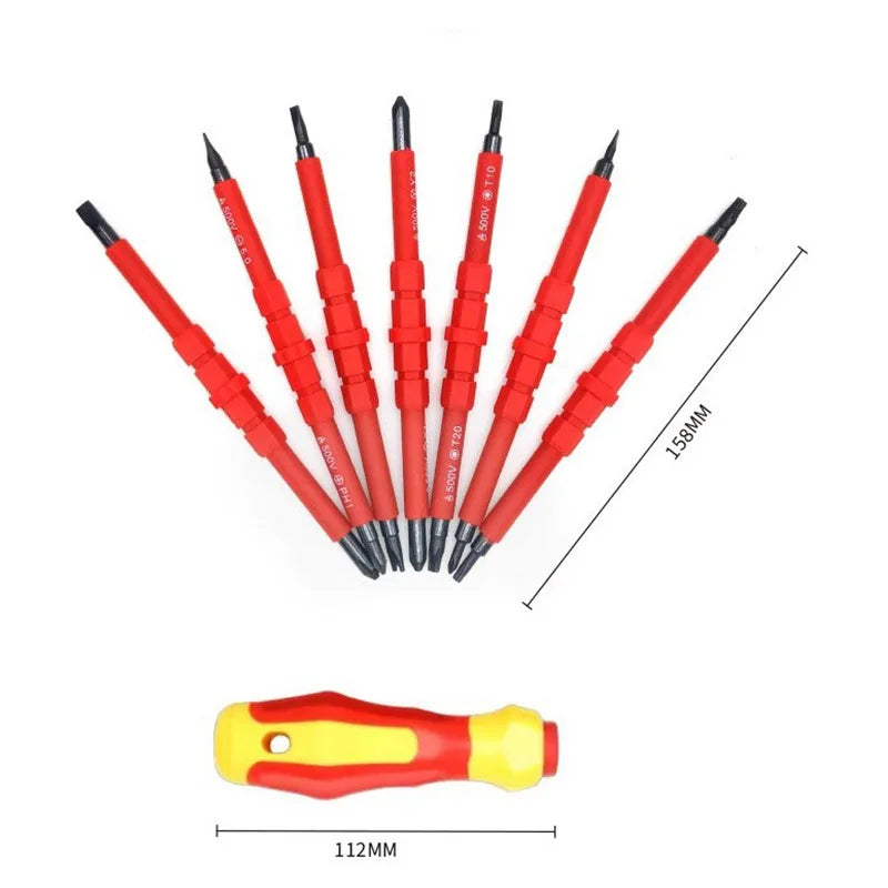 Set Cacciaviti Elettricista Professionali - Kit Isolati 1000V VDE