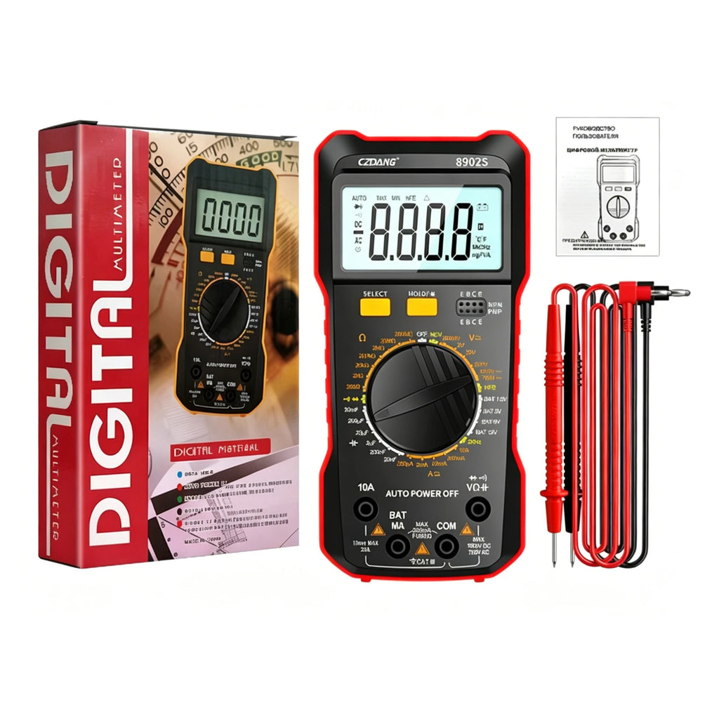 Multimetro Digitale 2000 Counts - Tester DC/AC con Display LCD