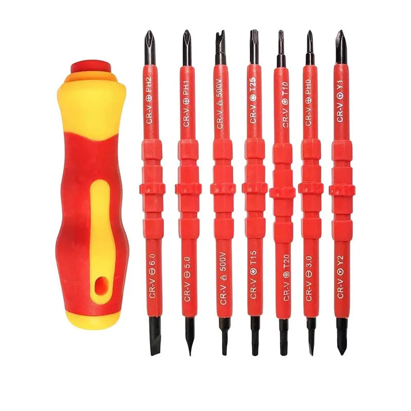 Set Cacciaviti Elettricista Professionali - Kit Isolati 1000V VDE