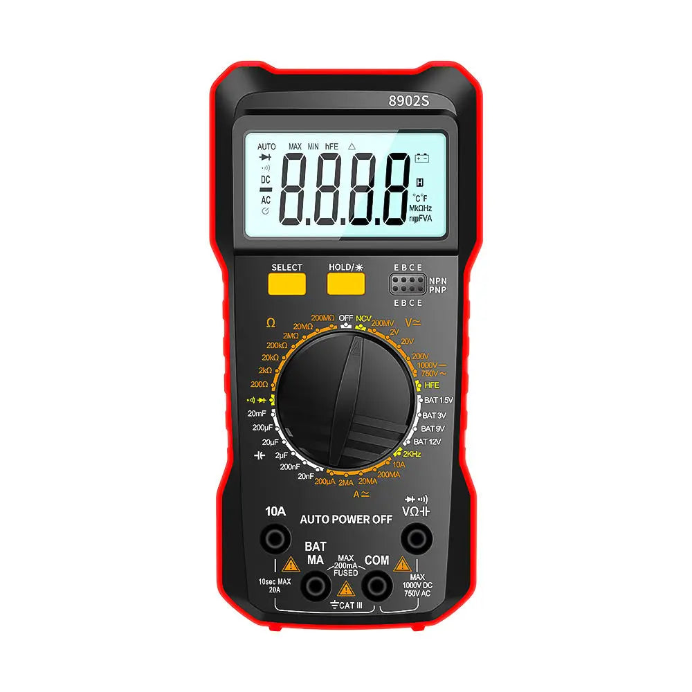 Multimetro Digitale 2000 Counts - Tester DC/AC con Display LCD